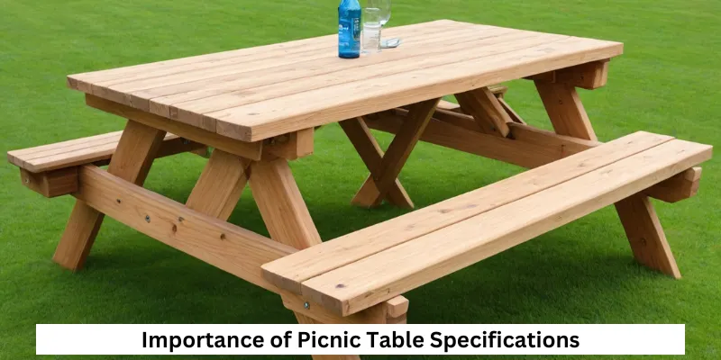 Importance of Picnic Table Specifications