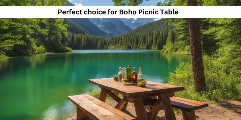 Perfect choice for Boho Picnic Table