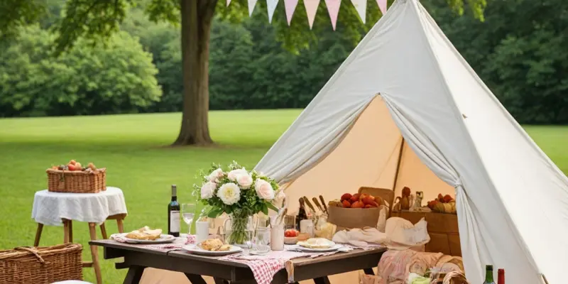 Tent  Picnic Decoration Ideas 