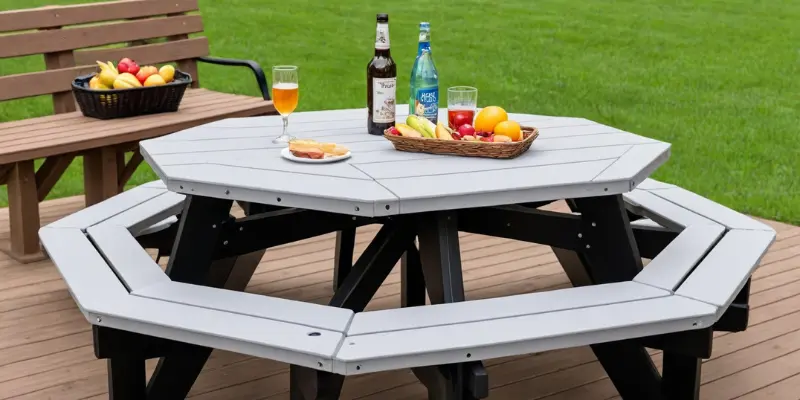 Best Polywood Octagon Picnic Table 