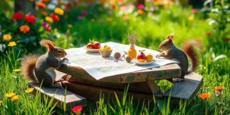 Available Squirrel Picnic Table Plans