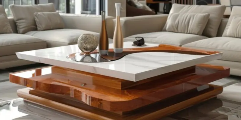 Design Solid Wood End Tables 