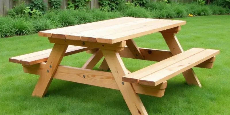 Design of Picnic Table Bench Plans